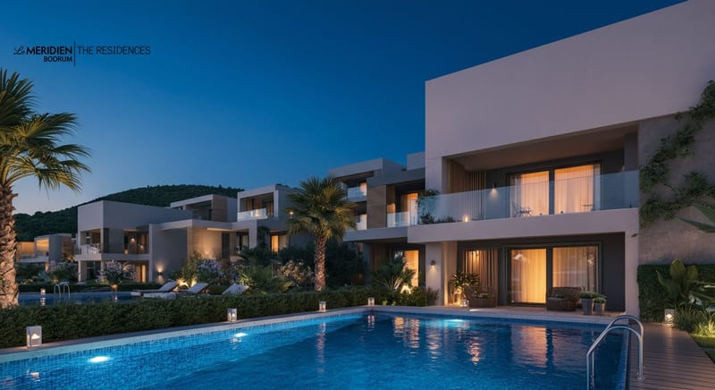 Akıllı ev teknolojileri ile donatılmış Bodrum rezidansları