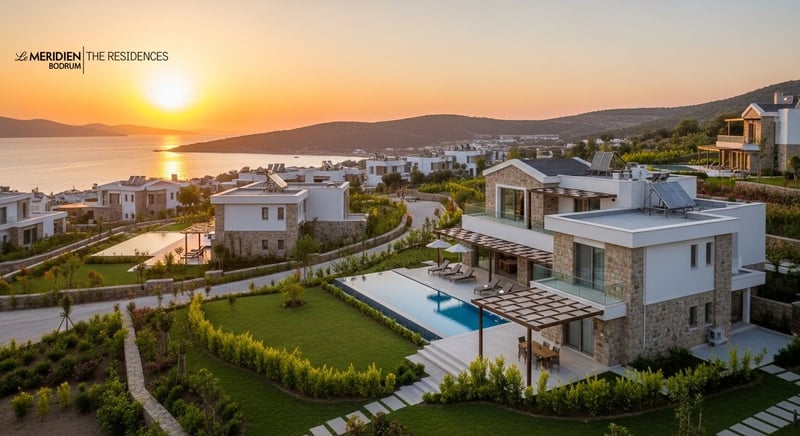 Akıllı ev teknolojileriyle donatılmış Bodrum residence'ları