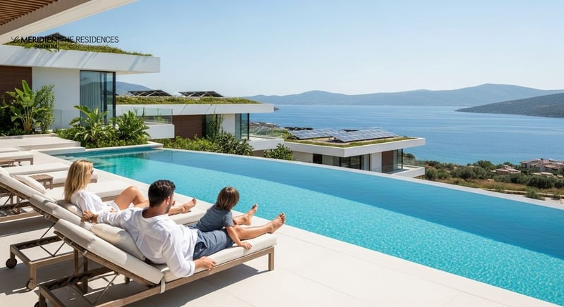 Bodrum'da akıllı ev teknolojileriyle donatılmış modern residence yaşamı
