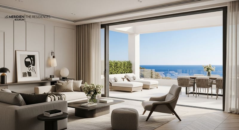 Bodrum'da denize sıfır residence yaşamı