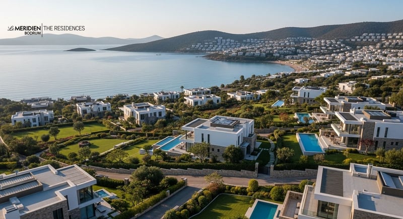 Bodrum Residence yaşam alanı