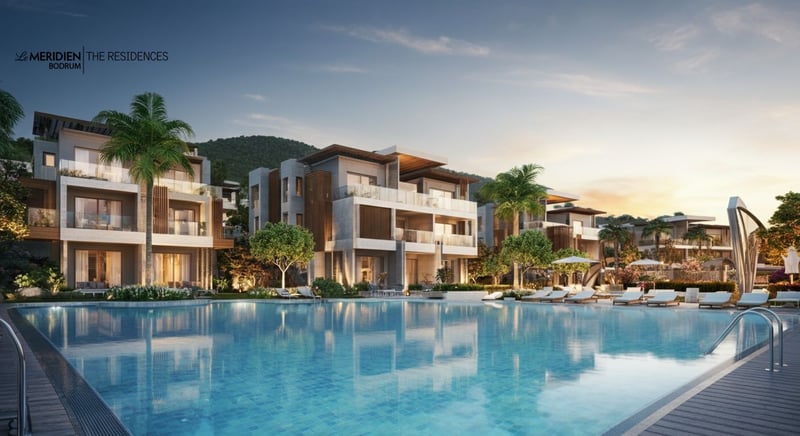 Bodrum real estate: sea view apartments