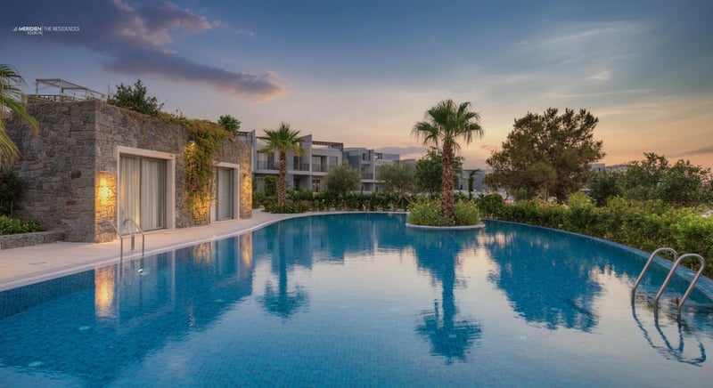 Bodrum Residence avantajları, modern yaşam, deniz manzarası