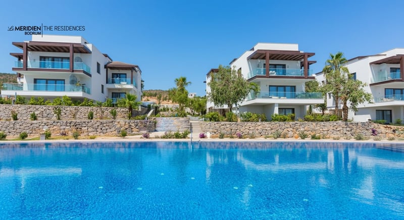 Deniz manzaralı Bodrum residence, eşsiz lokasyon cazibesi