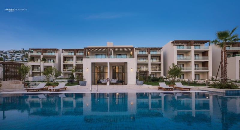 Deniz manzaralı Bodrum residence seçenekleri