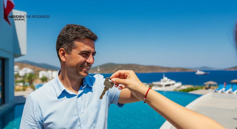 Bodrum'da deniz manzaralı evler