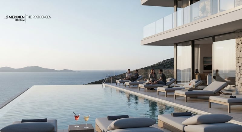 Denize sıfır Bodrum evleri, mavi rüyalara uyanın