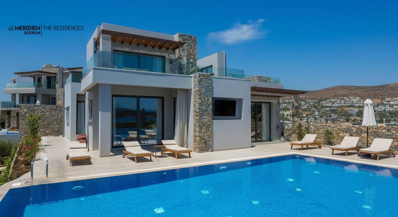 Denize sıfır Bodrum residence imkanları