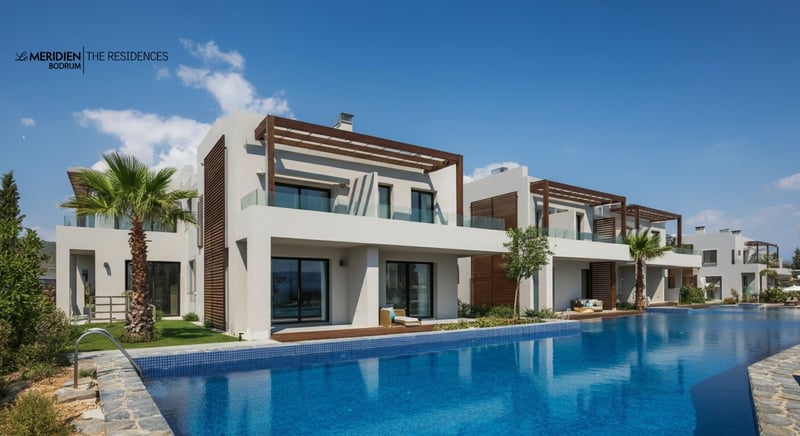 Denize sıfır Bodrum residence'larda huzur