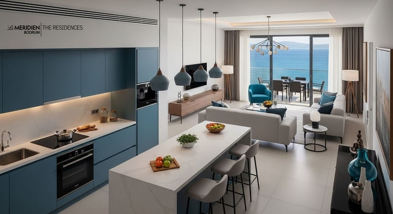 Denize sıfır Bodrum Residence'larında yaşam keyfi