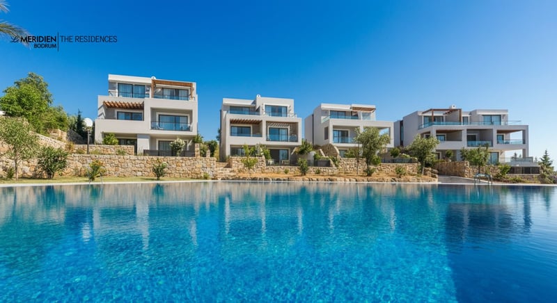 Denize sıfır residence, Bodrum'un en gözde lokasyonlarında rüya gibi daireler.
