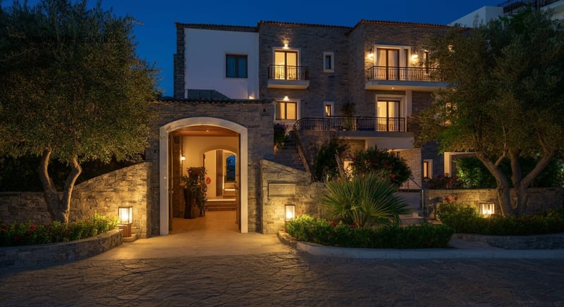 Denize sıfır residence, Bodrum manzarası