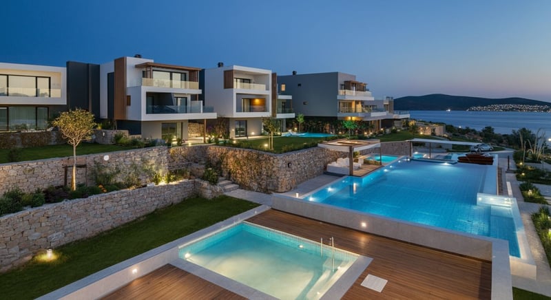 Denize sıfır rezidanslar Bodrum'un en gözde lokasyonları