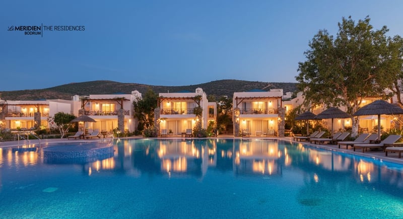 Denize yakın Bodrum residence avantajları