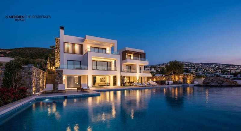 Denize yakın Bodrum residence seçenekleri