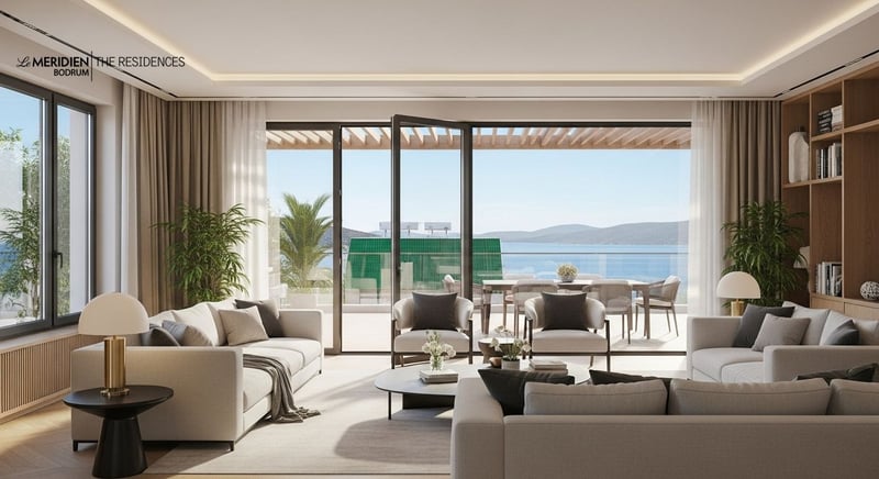 Denize yakın Bodrum residence seçenekleriyle tatil tadında bir yaşam