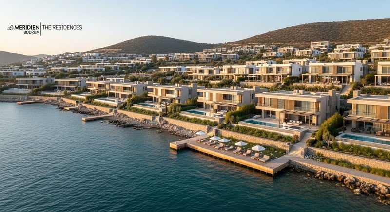 Luxury residences in Bodrum with stunning views