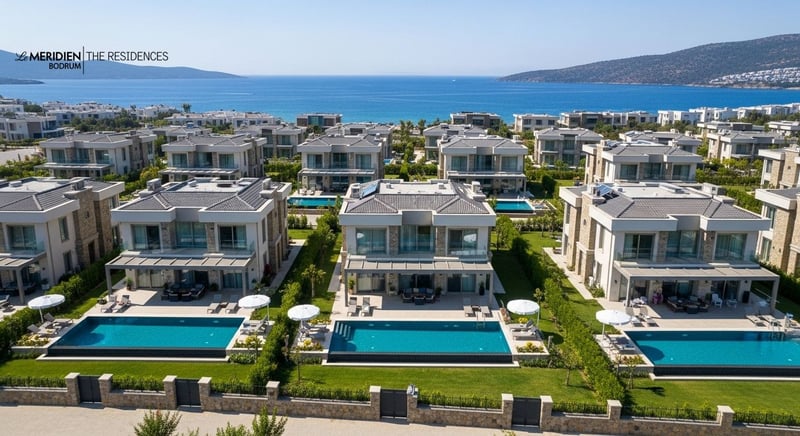 Bodrum'da konforlu ve estetik residence projeleri