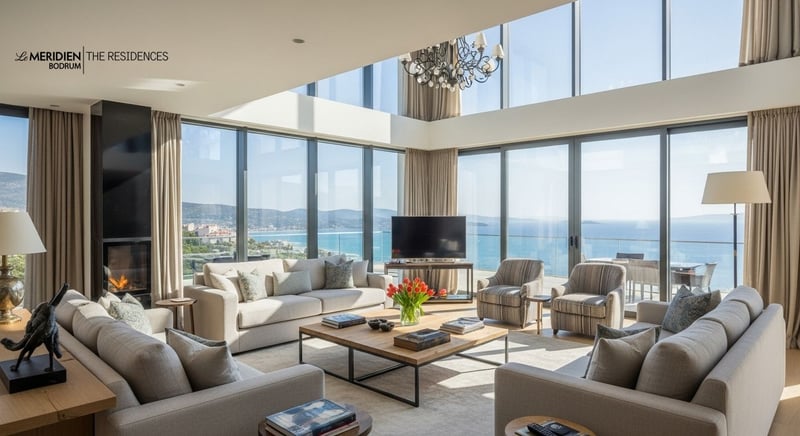 Diverse architectural styles in Bodrum residences