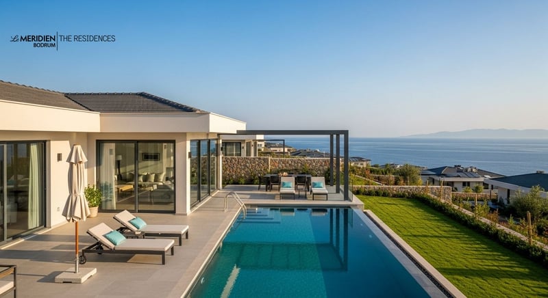Bodrum residence with stunning sea views