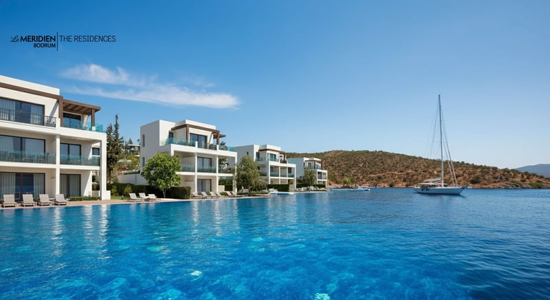 Bodrum'da havuzlu residence daireleri