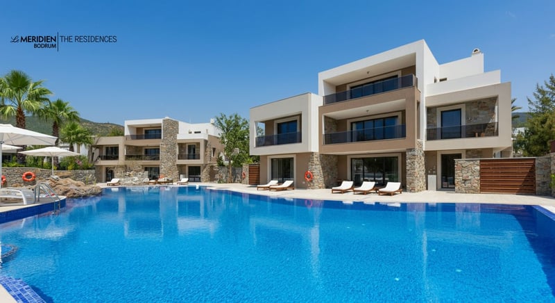 Luxury residences in Türkbükü Bodrum with stunning views