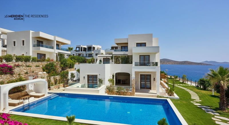 Modern apartments in Bodrum with luxurious amenities
