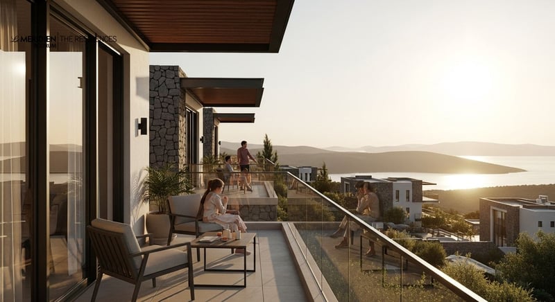 Modern Bodrum Residence: Sea Views and Amenities
