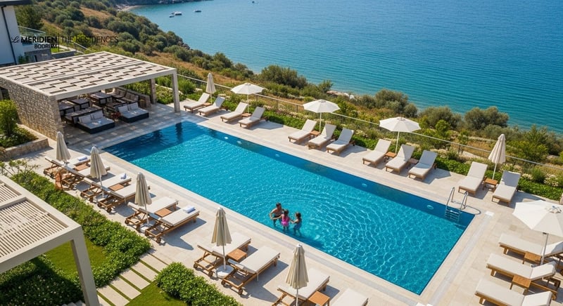 Modern residence design in Bodrum blending aesthetics and comfort