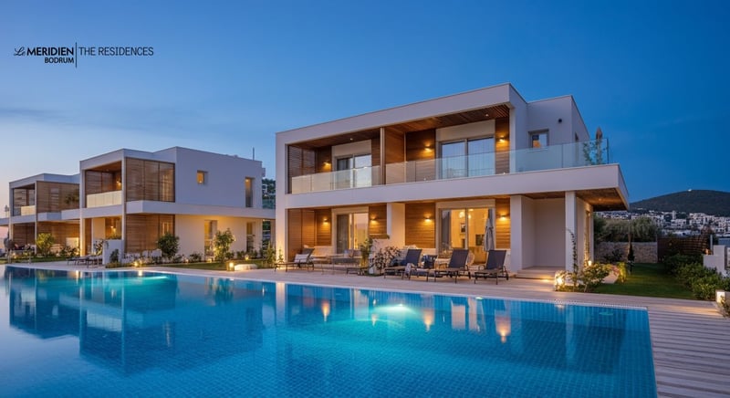 Modern residence design in Bodrum