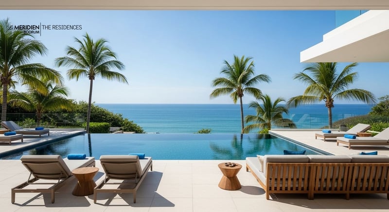 Modern residences for sale in Bodrum, investment opportunity