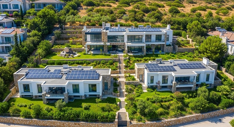 Sea View Residences in Bodrum with stunning ocean views