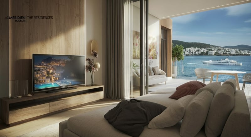 Bodrum accommodation with sea views and serenity