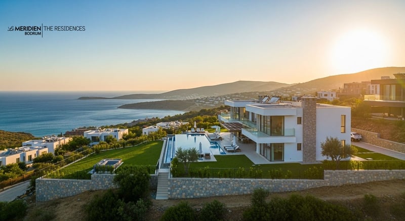 Luxury residences in Bodrum with stunning views