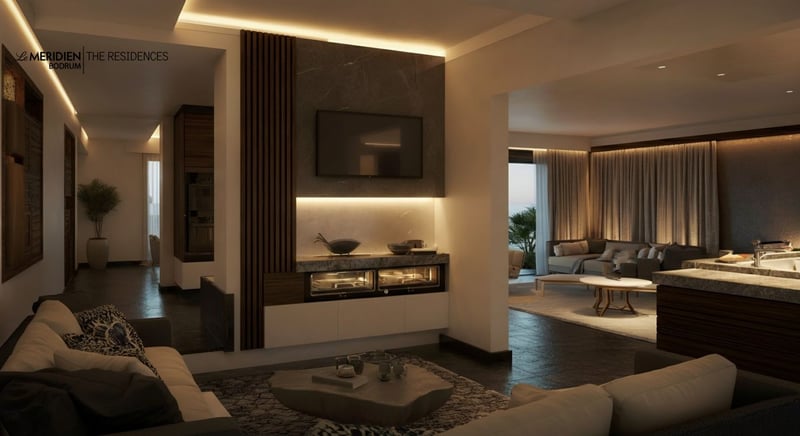 Bodrum'un popüler residence bölgeleri Yalıkavak ve Türkbükü