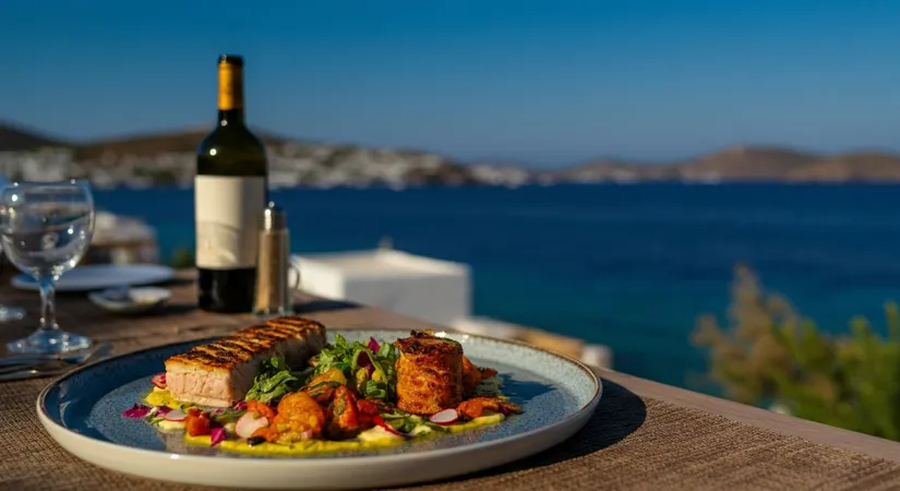 Gourmet Meals with Aegean View