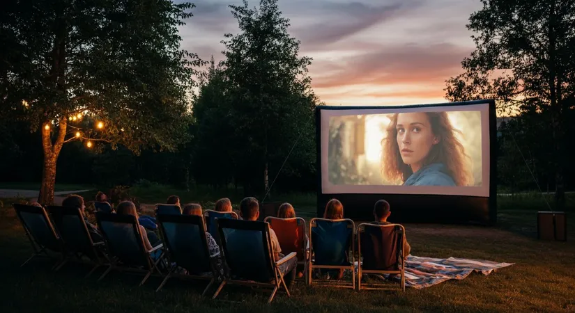 Outdoor cinema setup guide