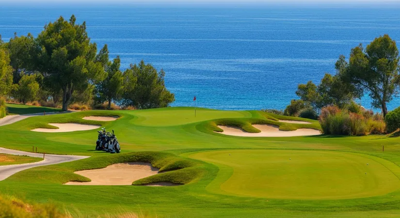 Aegean Sea View from Golf Course