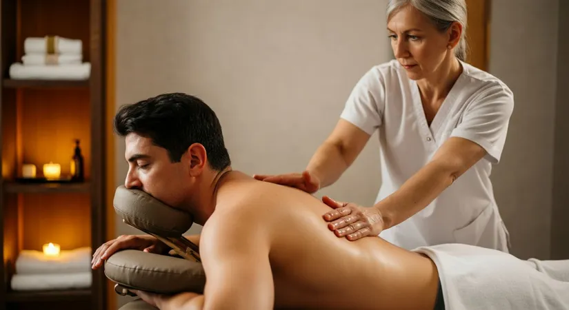 Professional massage for deep tissue relaxation