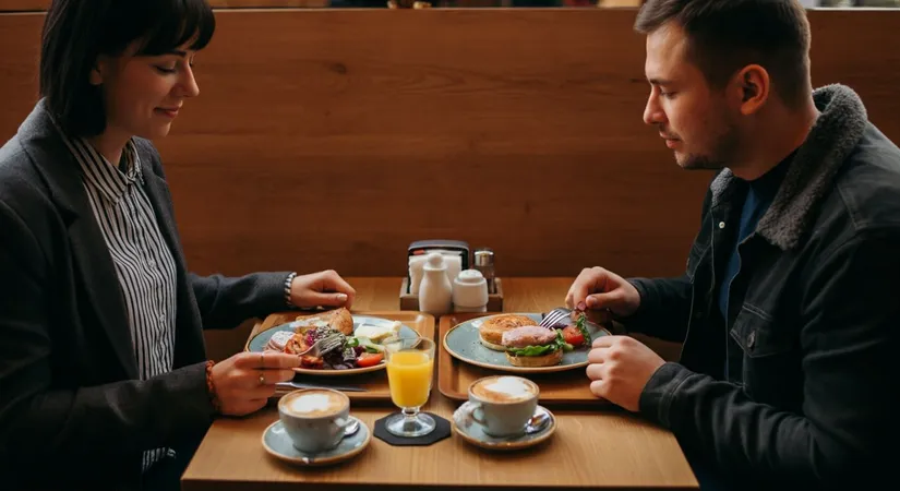 Breakfast for two at home