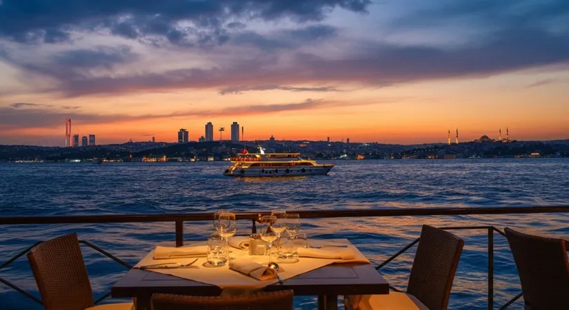 Romantic dinner on the Bosphorus