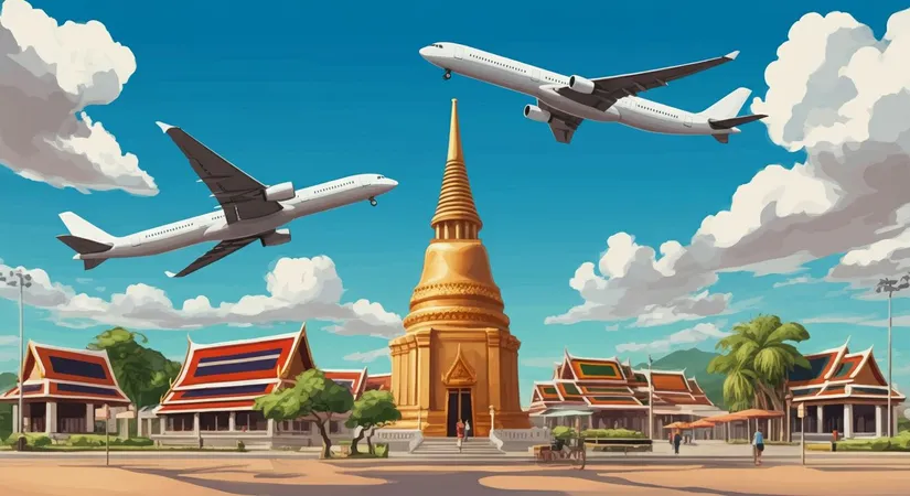 Direct flights USA to Thailand info