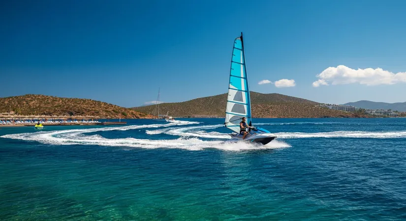 Jet Skiing on the Aegean Sea