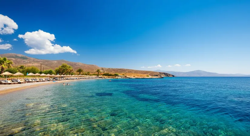 Aegean Sea beaches for sunbathing